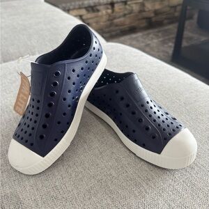 Native Navy Slip-On Shoes